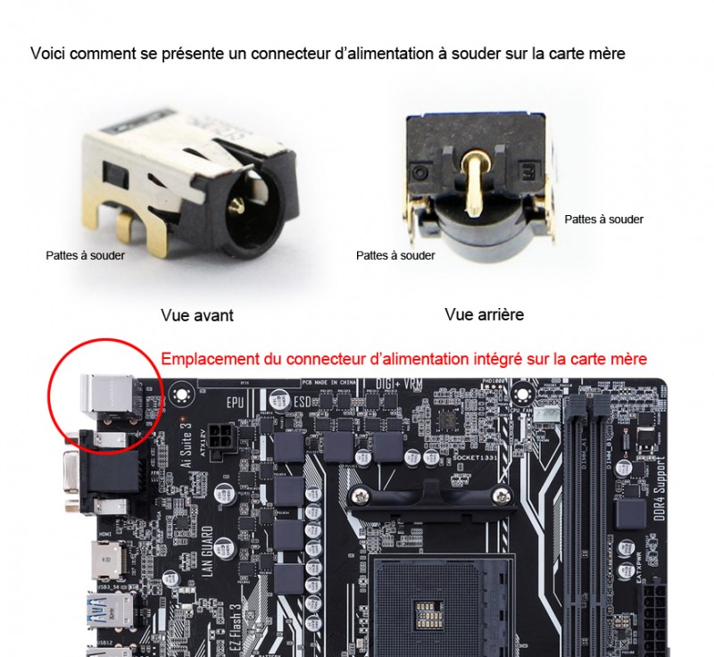 Câble Nappe LG (alimentation Vers Carte Mère) Pour TV 32LN530B – Testé Fonctionnel